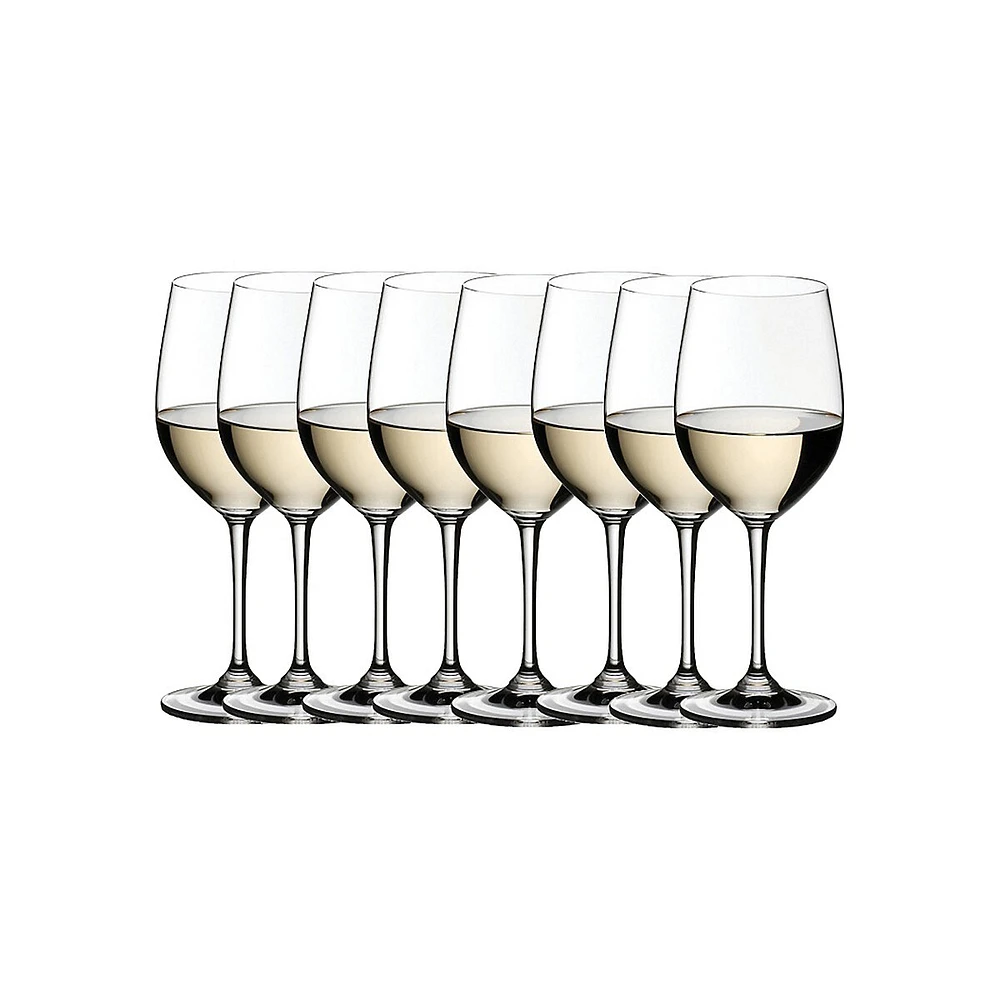 Vinum 8-Piece Viognier-Chardonnay Wine Glass Set