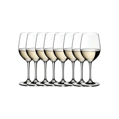 Vinum 8-Piece Viognier-Chardonnay Wine Glass Set