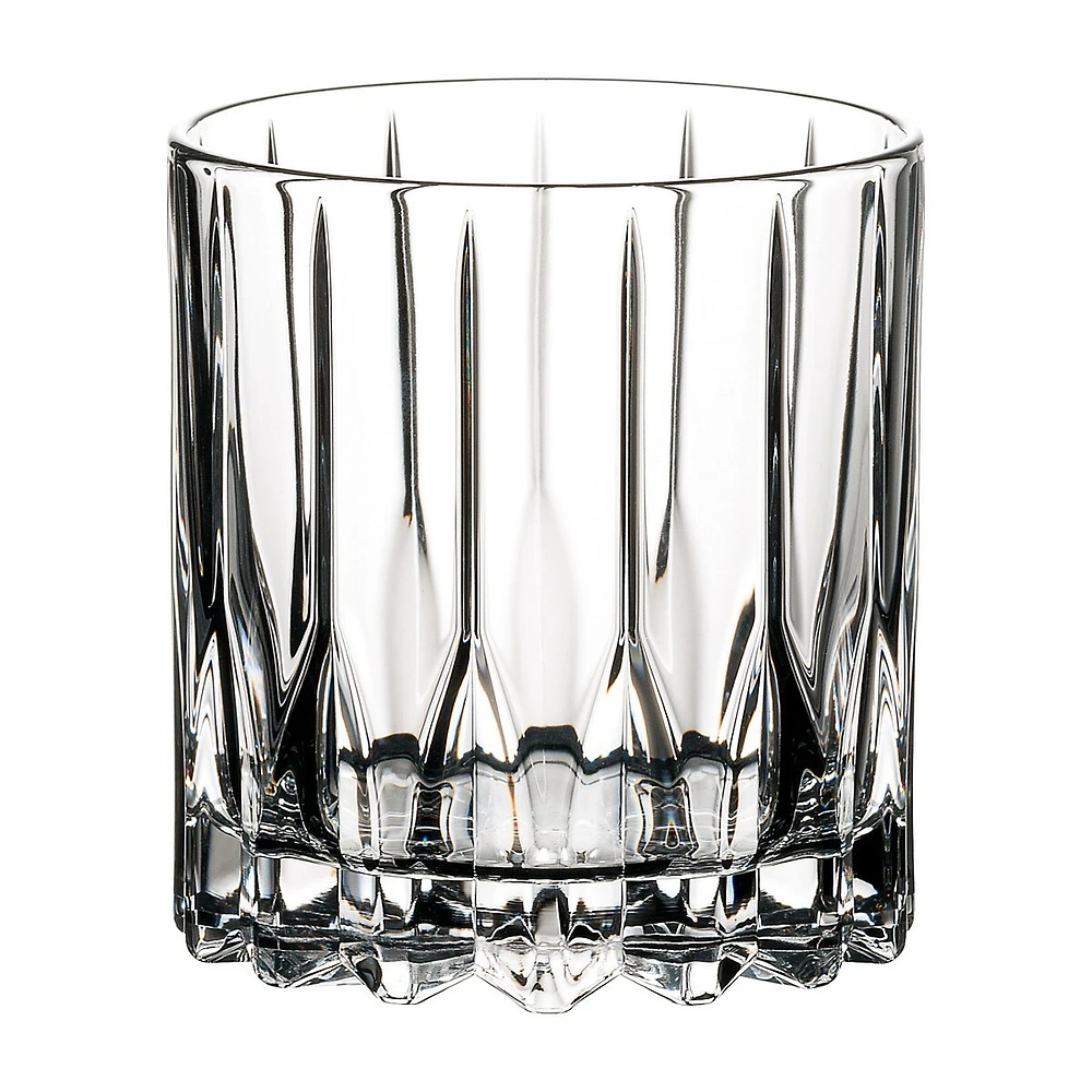 Ensemble de deux verres à cocktail en cristal Neat