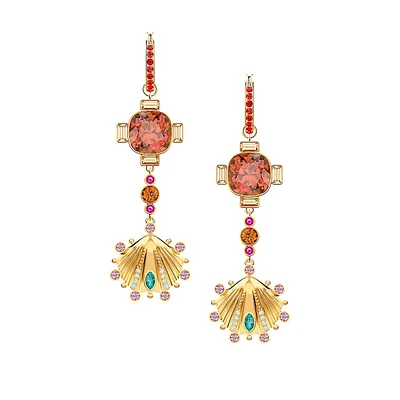 Lucky Goddess Swarovski Crystal Drop Earrings