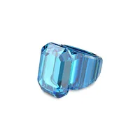 Lucent Blue Crystal Cocktail Ring