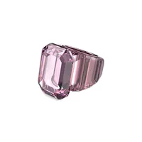 Lucent Pink Crystal Cocktail Ring