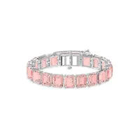 Millenia Rhodium-Plated & Crystal Bracelet