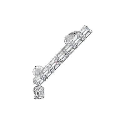 Millenia Rhodium-Plated & Crystal Ear Cuff