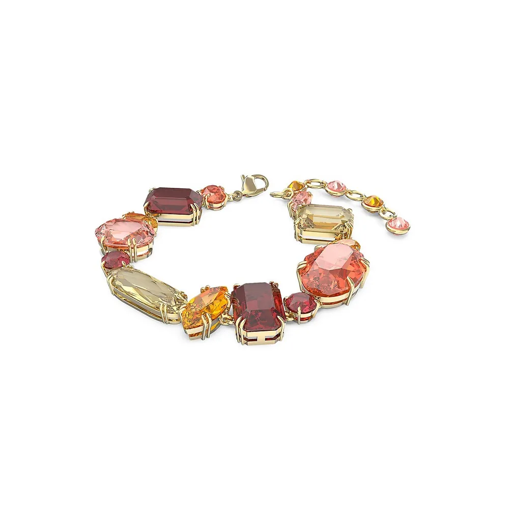 Gema Goldplated & Mix-Cut Crystal Bracelet