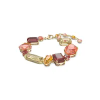 Gema Goldplated & Mix-Cut Crystal Bracelet