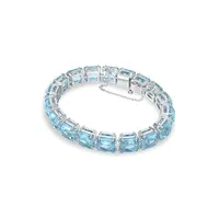 Millenia Rhodium-Plated & Crystal Bracelet