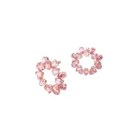 Millenia Rhodium-Plated & Crystal Earrings