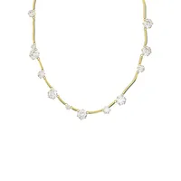Constella Goldplated & Crystal Necklace