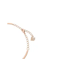 Bracelet plaqué or rose et cristaux