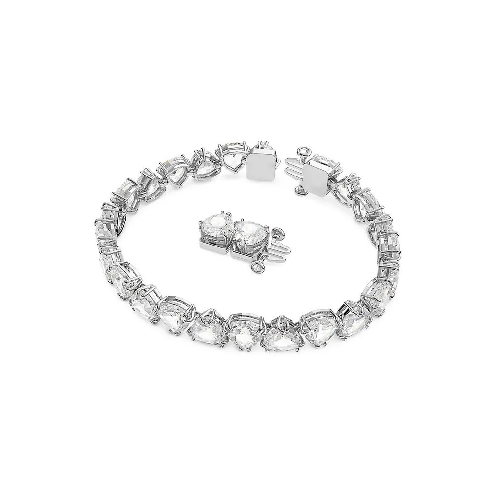 Millenia Rhodium-Plated & Crystal Bracelet