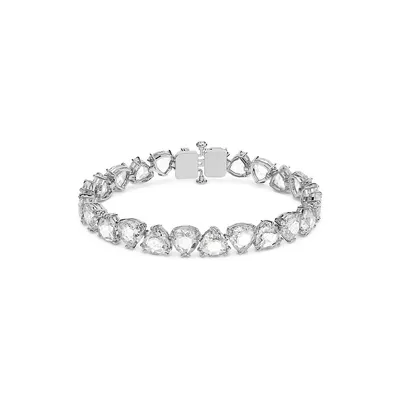 Millenia Rhodium-Plated & Crystal Bracelet