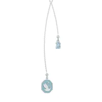 Signum Crystal & Rhodium-Plated Y-Necklace