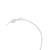 Signum Crystal & Rhodium-Plated Y-Necklace