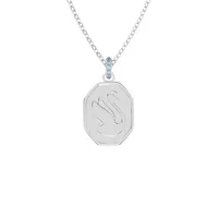 Signum Crystal & Rhodium-Plated Swan Pendant Necklace