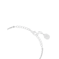 Signum Swan Crystal & Rhodium-Plated Bangle Bracelet