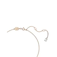 Constella Rose Goldplated & Pavé Crystal Pendant Necklace