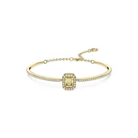 Millenia Goldplated & Crystal Bangle