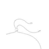 Stella Rhodium-Plated & Crystal Pendant Necklace