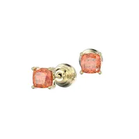 Stilla Goldplated & Crystal Stud Earrings