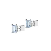 Stilla Rhodium-Plated & Crystal Stud Earrings