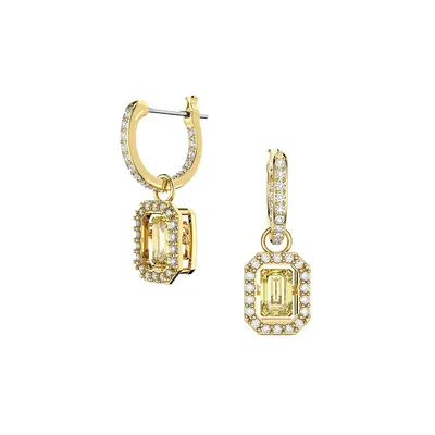 Millenia Goldplated & Crystal Drop Earrings