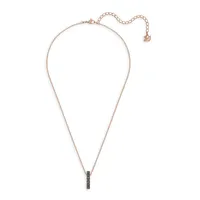 Exalta Rose Goldplated & Crystal Pendant Necklace