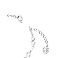Stella Star Crystal Faux Pearls & Rhodium-Plated Bracelet