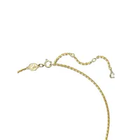 Mother's Day Goldtone & Crystal Mom Pendant Necklace