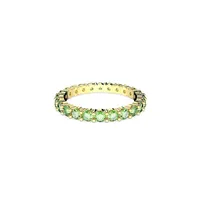 Matrix Goldplated & Cubic Zirconia Eternity Ring