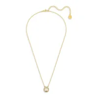 Bella Goldplated & Crystal Pendant Necklace