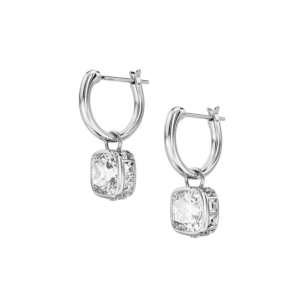 StillaRhodium-Plated & Swarovski Crystal Drop Earrings