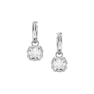StillaRhodium-Plated & Swarovski Crystal Drop Earrings