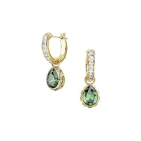 Stilla Goldtone & Swarovski Crystal Drop Earrings