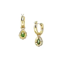 Stilla Goldtone & Swarovski Crystal Drop Earrings