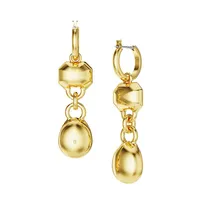 Dextera Goldtone & Swarovski Crystal Drop Earrings