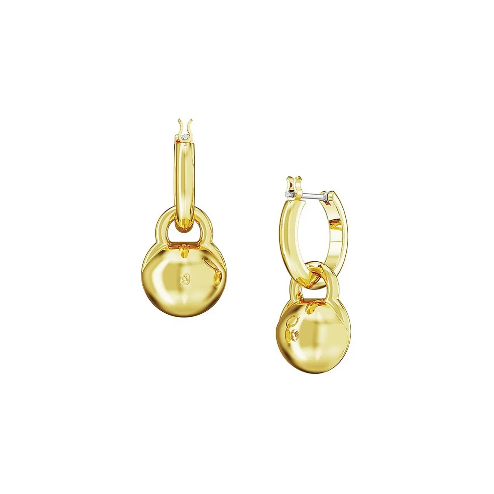 Dextera Goldtone & Swarovski Crystal Drop Earrings