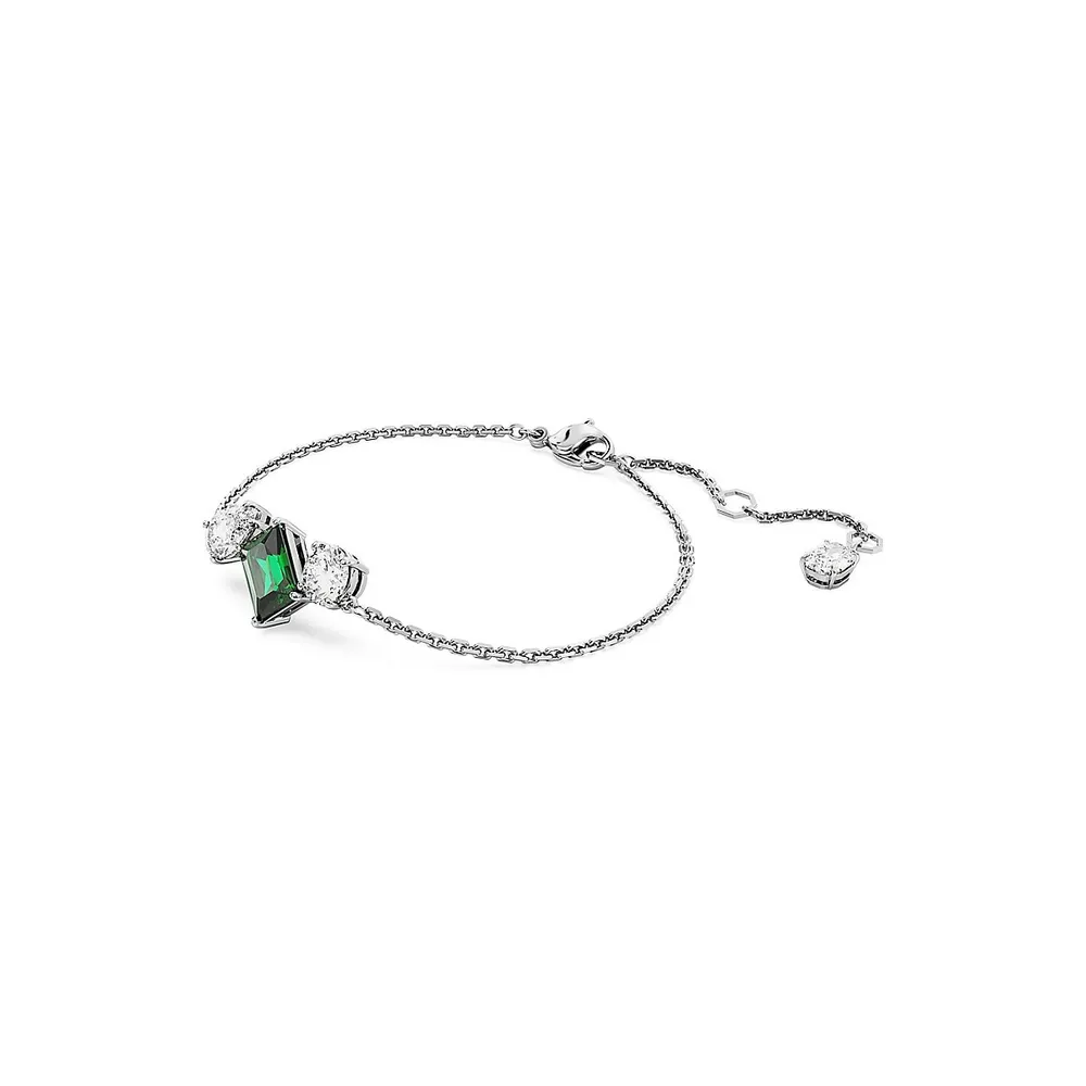 Mesmera Rodium-Plated & Swarovski Crystal Bracelet