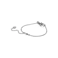 Mesmera Rodium-Plated & Swarovski Crystal Bracelet