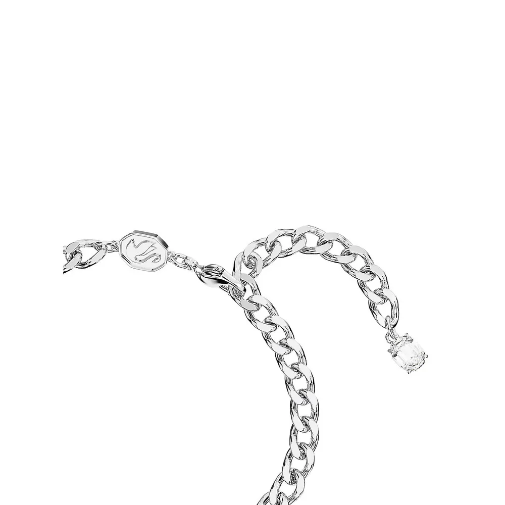 Dextera Rhodium-Plated & Swarovski Crystal Mixed-Cut Bracelet