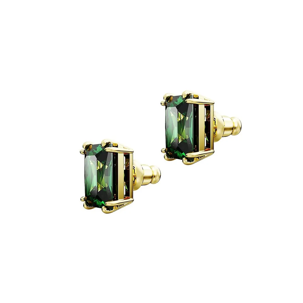 Matrix Goldtone & Swarovski Crystal Stud Earrings