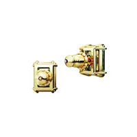 Matrix Goldtone & Swarovski Crystal Stud Earrings