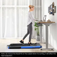 2.25hp 2 1 Folding Treadmill Jogging Machine W/app Control