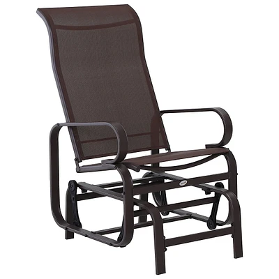 Outdoor Mesh Glider Swing Chair