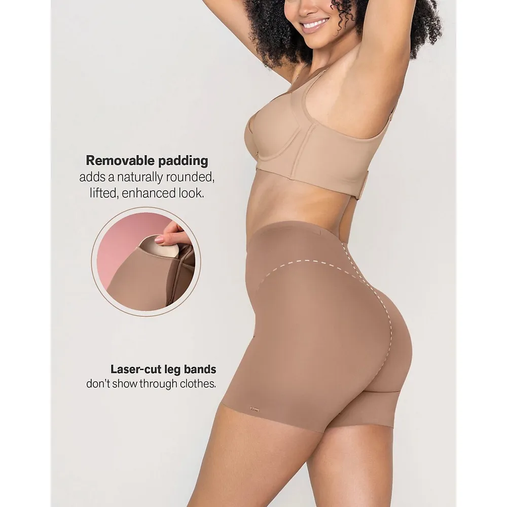 Leonisa Invisible High Waisted Bodysuit Thigh Leg Butt Lifter Shapewear -  Full Body Shaper Tummy Control for Women