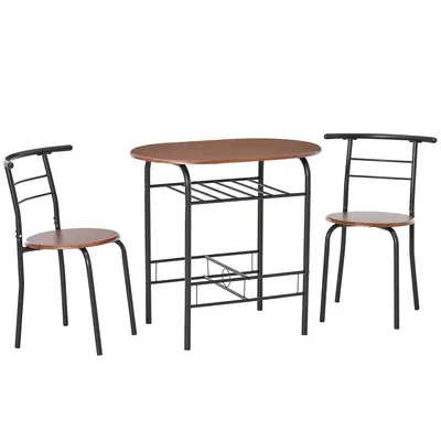 3-piece Dining Table And Chairs Set