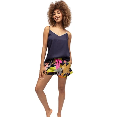 Avery Modal Cami And Floral Print Shorty Set
