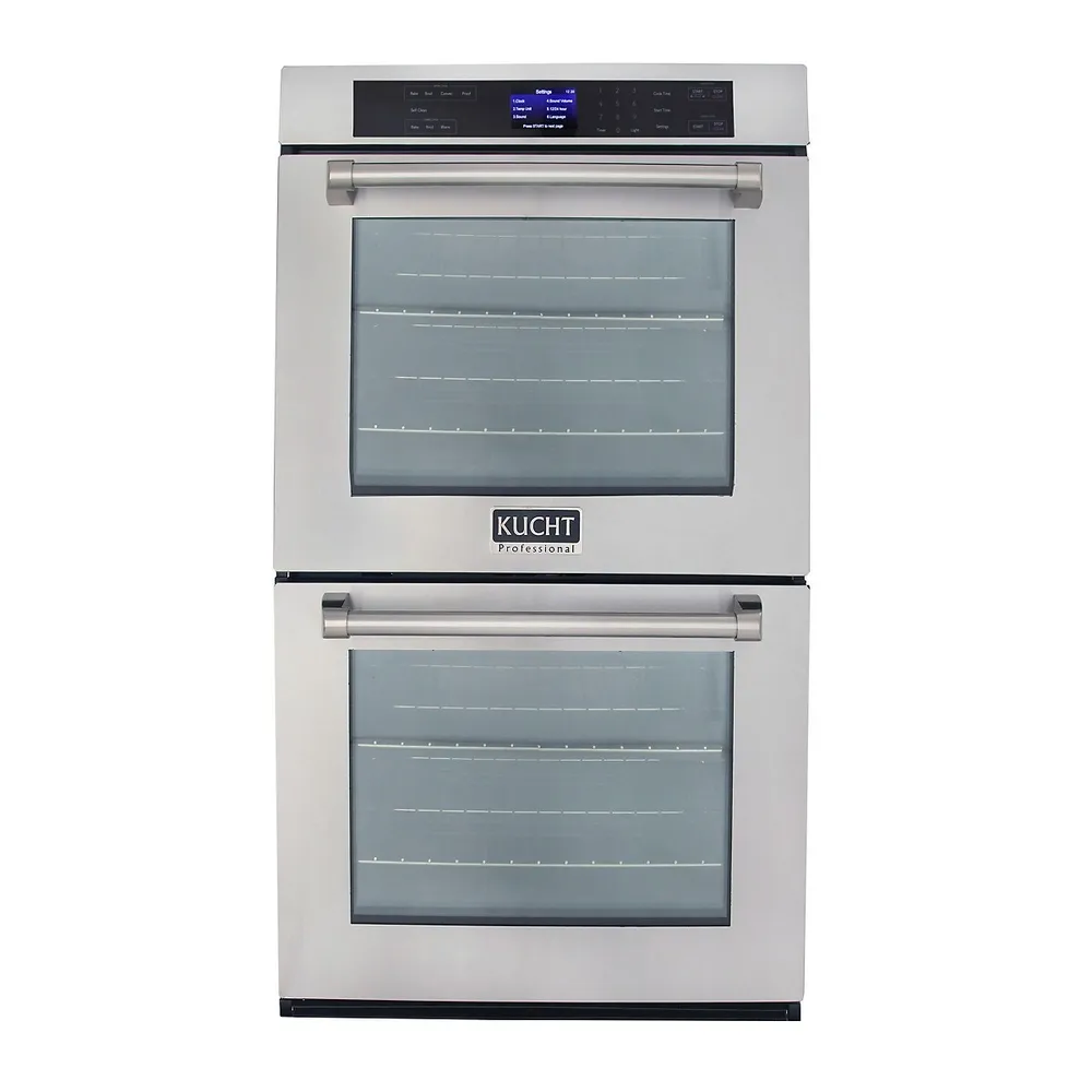 Kucht Professional 48 Stainless Steel Natural GAS Range in Silver/Red