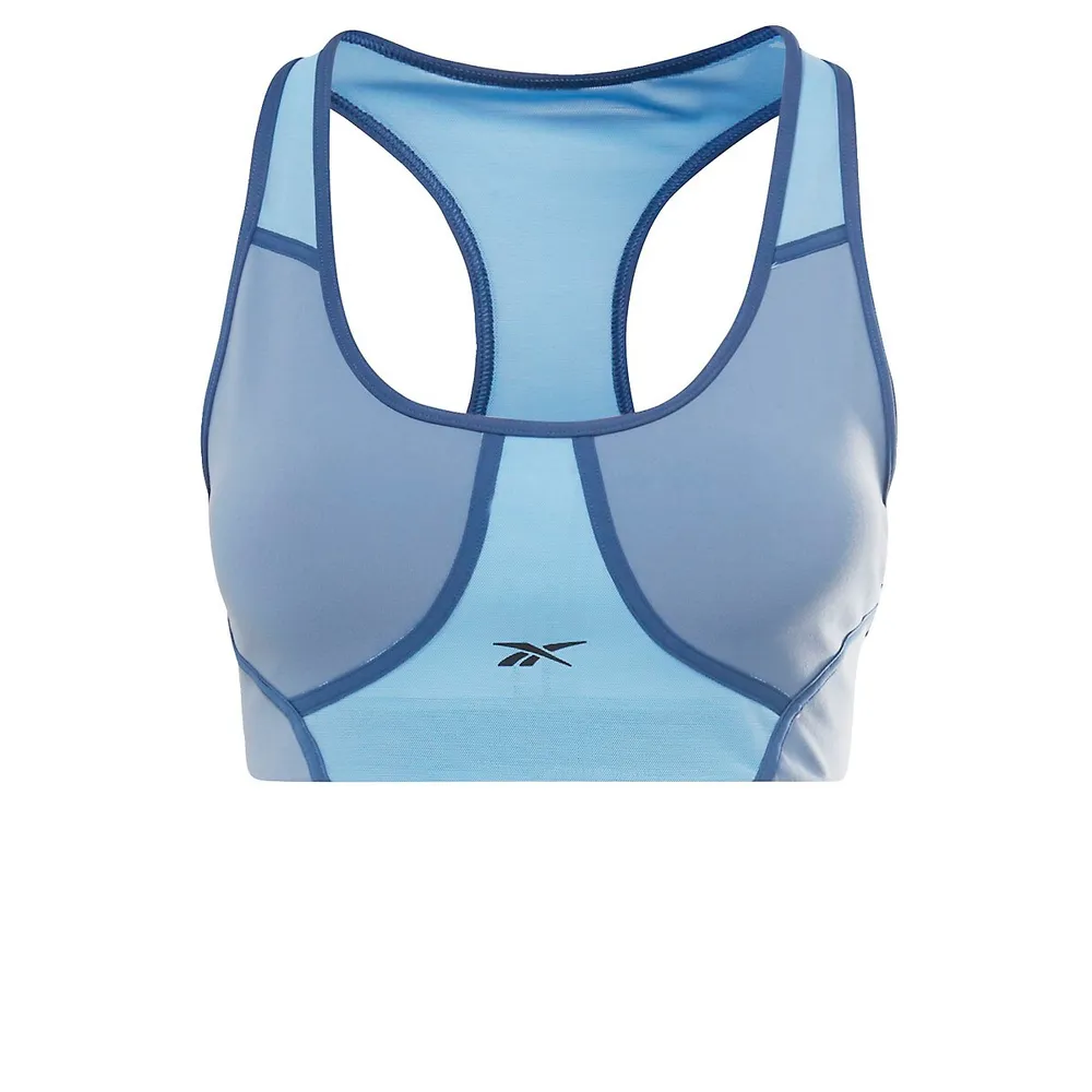 Lux Racer Padded Colorblocked Bra