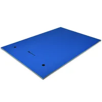 3 Layer Floating Water Pad Foam Mat Water Recreation Relaxing Tear-resistant 9' X 6